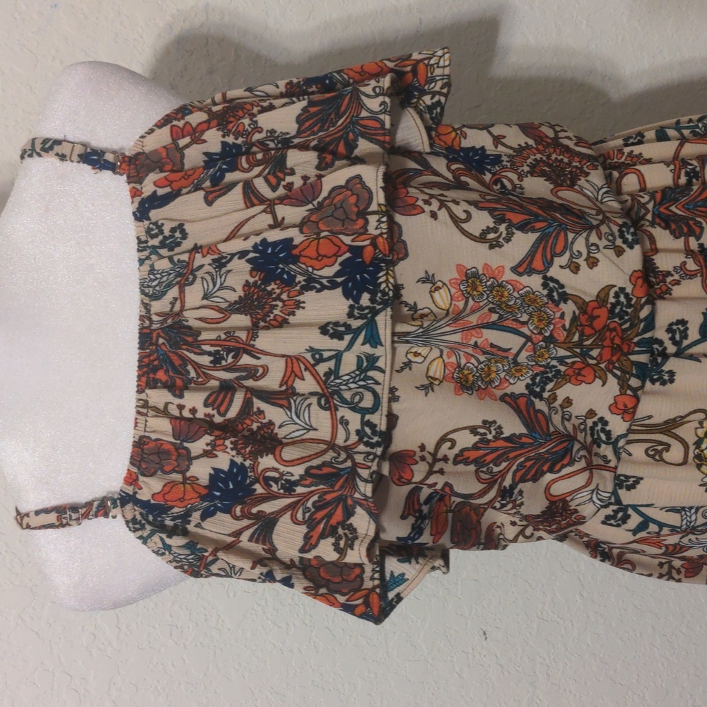 Lildy Floral Ruffle Off  or On the Shoulder Dress. Size L-XL NWT